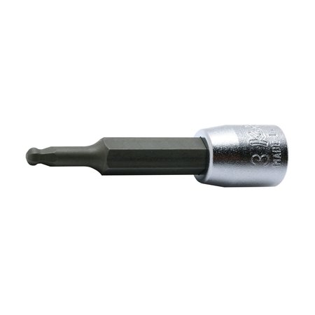 KO-KEN Bit Socket 4mm BallPoint Hex 50mm 1/4 Sq. Drive 2011M.50-4